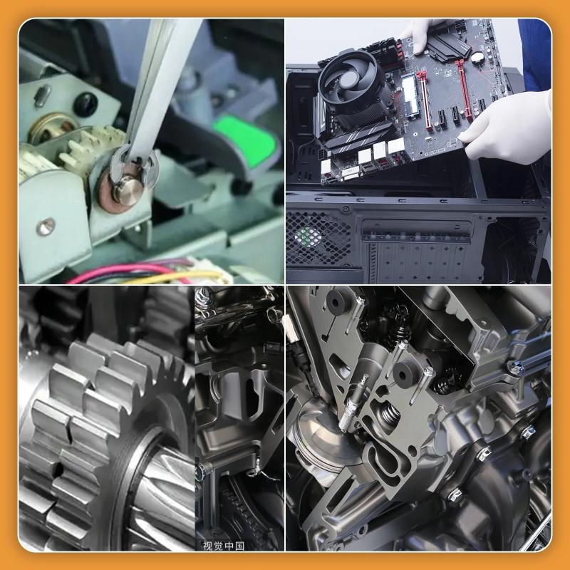 240 ks E-klipů Vnější pojistné kroužky Sada pro třídění, 10 ks 0,06in-0,39 in Vnější pojistné kroužky z manganové oceli Sada klipů