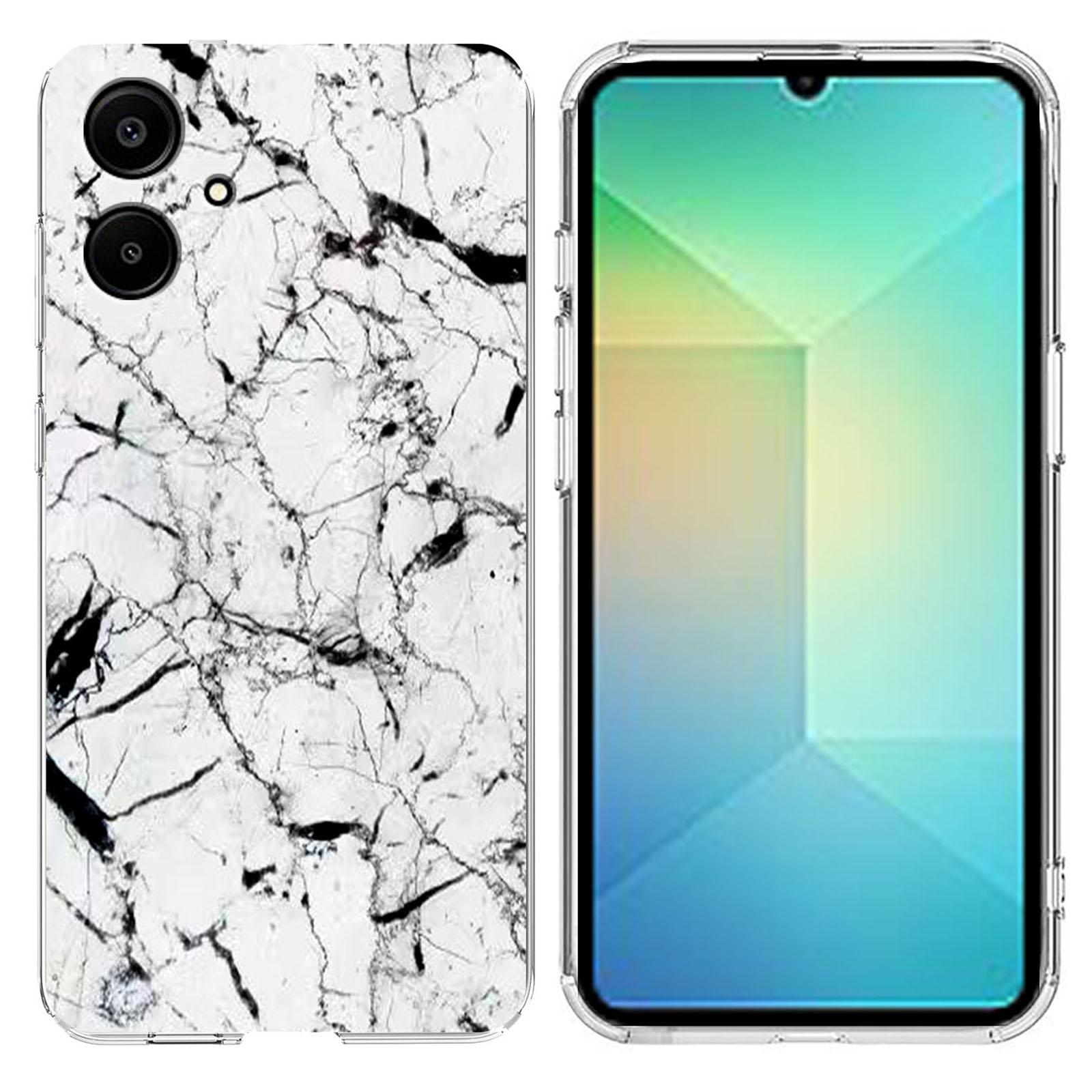 For Samsung Galaxy A06 4G/A06 5G Case Marble Pattern Printing Soft TPU Phone Cover A