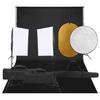Vidaxl Studio-Set mit Lampen, Hintergrund und Reflektoren