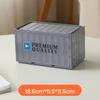 1pc Industrial Style Container Iron Tissue Box Storage Box, Creative Container Tissue Box for Home Living Room Simple Decoration, Holiday Gift