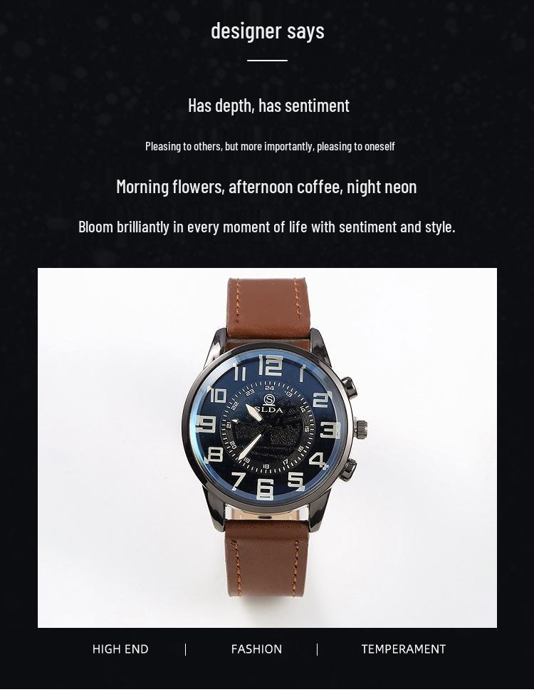 Men’s Retro Digital Quartz Watch: Fashionable Business Belt & Casual Style for Students