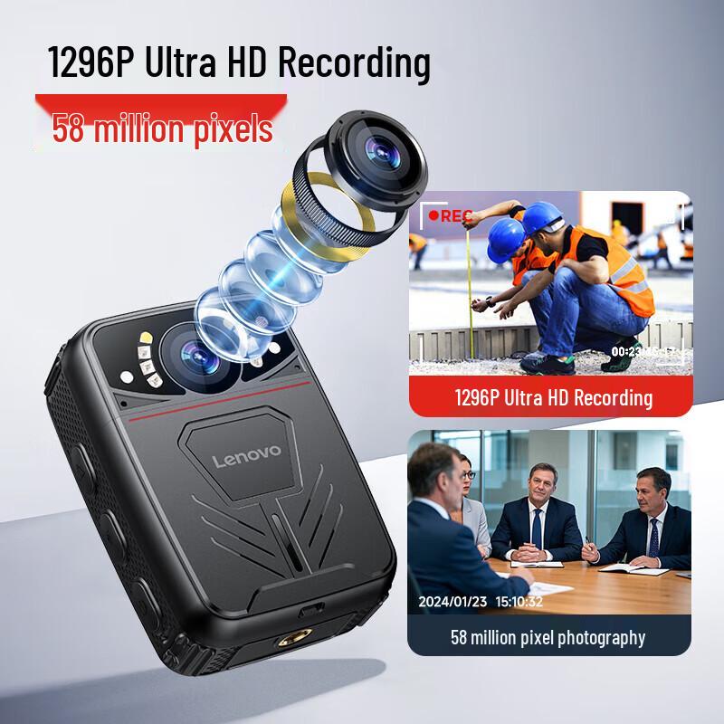 Lenovo DSJ-1W HD Portable Body Camera