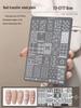 Nail Art Stamping Plates - Star, Polka Dot, Lines, Grid Lace Textures