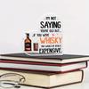 Whisky Humor Heart - Birthday Keepsake for Men with Photography Utility