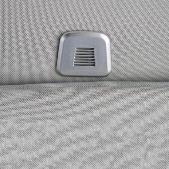 For Jeep Compass 2017-202 Matte Silver Top Roof Microphone Speaker Cover Trim