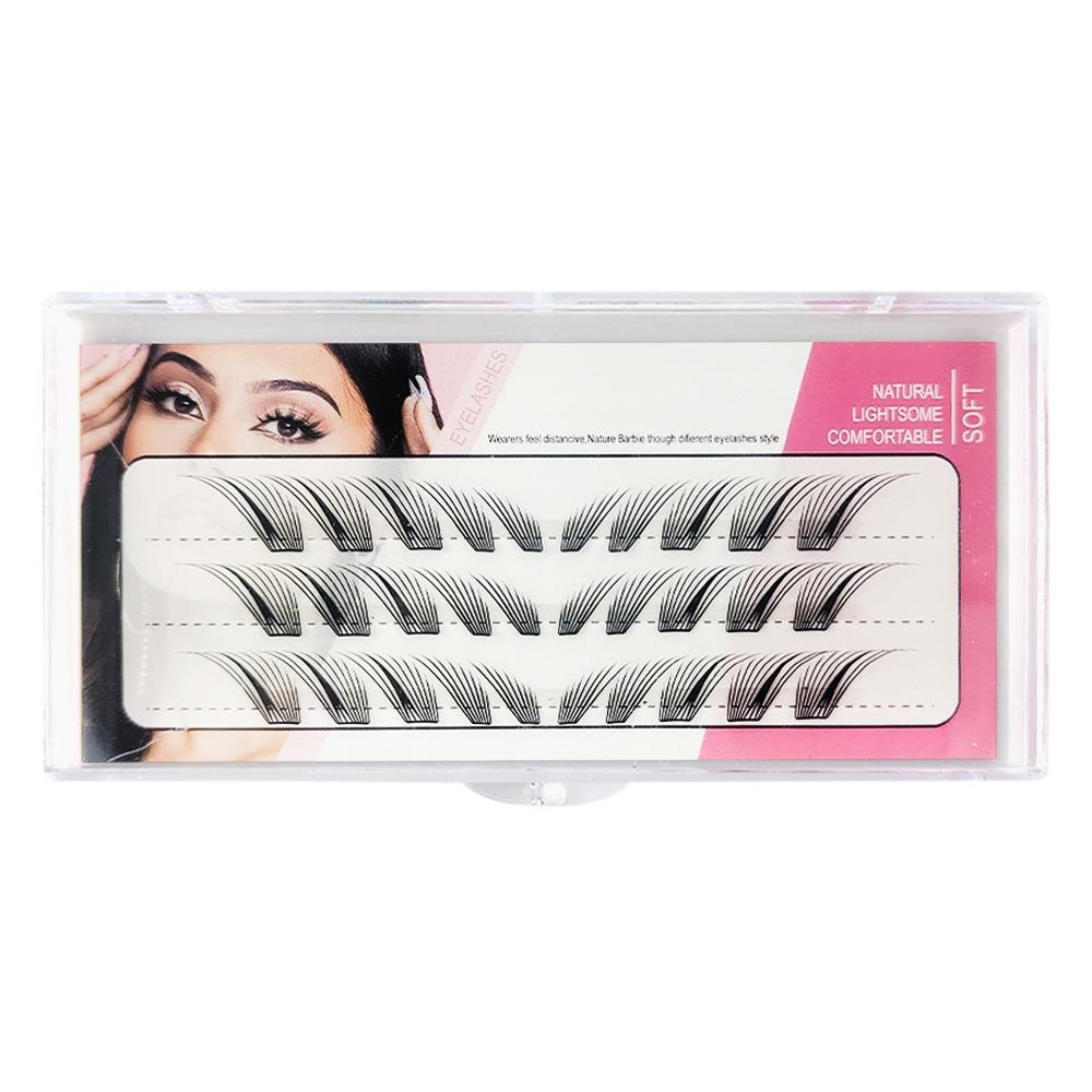 Einzel-Cluster Falsche Wimpern Set Weiche Flauschige DIY Grafting Wimpern DIY Wimpernverlängerung