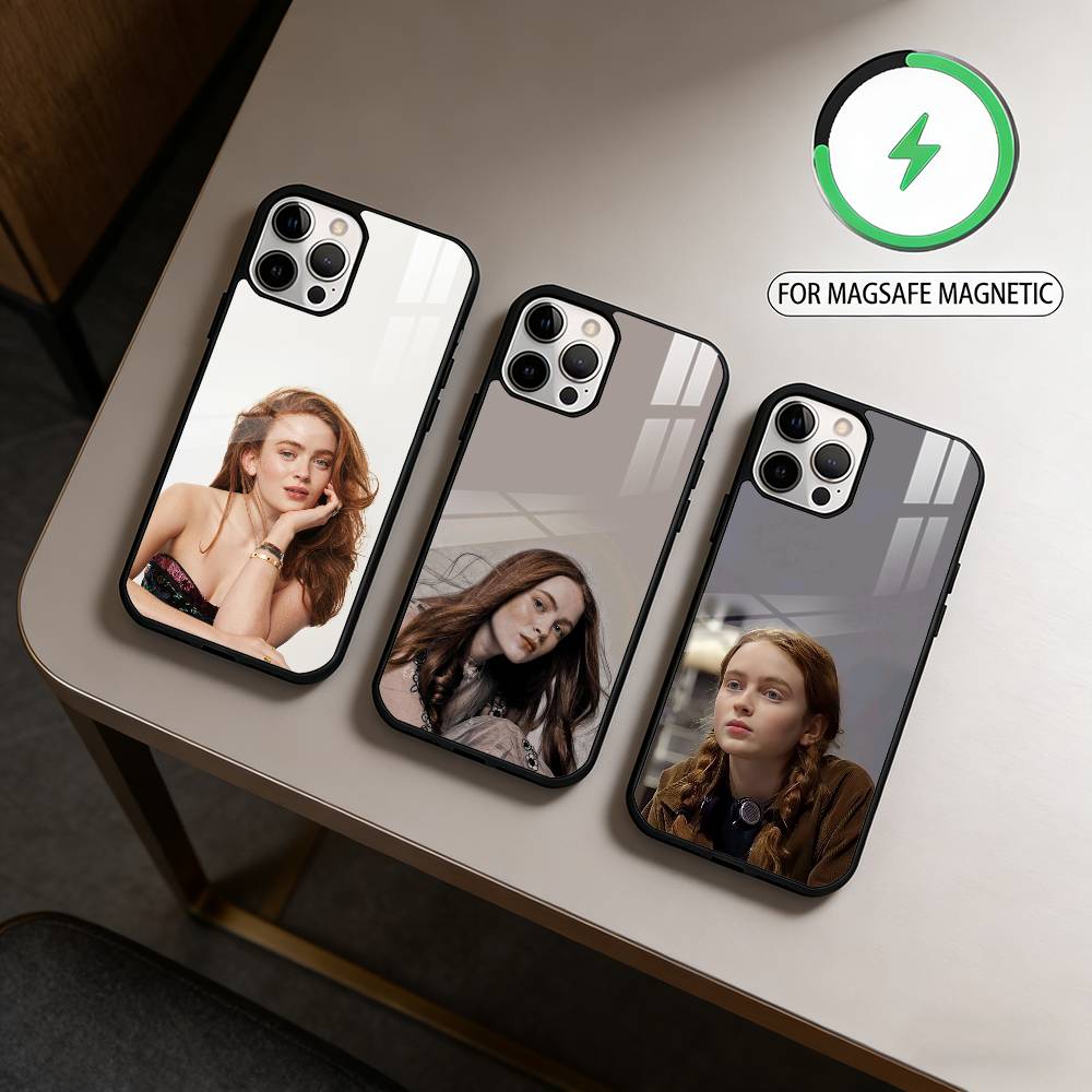 A-Actor Sadie Sink Phone Case For iPhone17,16,15,14,13,12,11 Plus,Pro Max Magnetic For Magsafe Wireless Charging