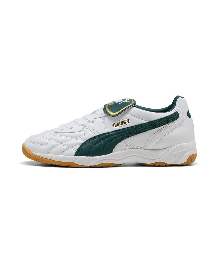 Puma King Indoor - White:Green / 401683-08