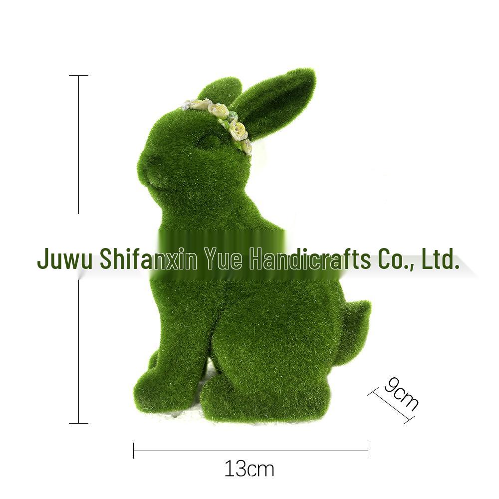 Easter Rabbit Resin Statues: Garden Festival Decorations
