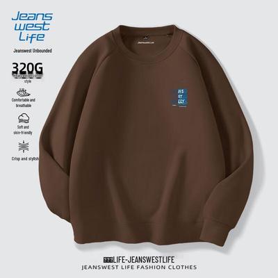 JEANSWEST LIFE Herren Rundhals Casual Sweatshirt