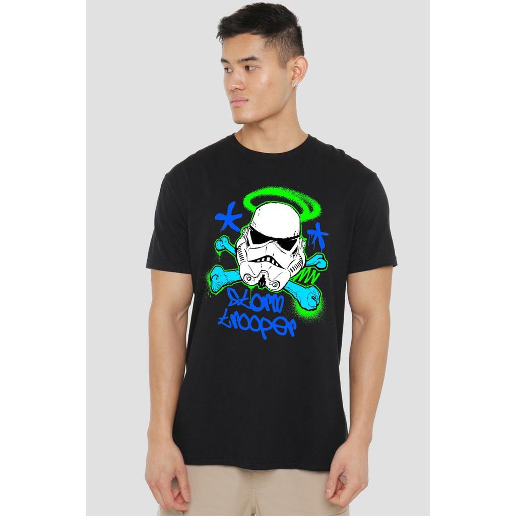 Star Wars Mens Stormtrooper Stencil T-Shirt