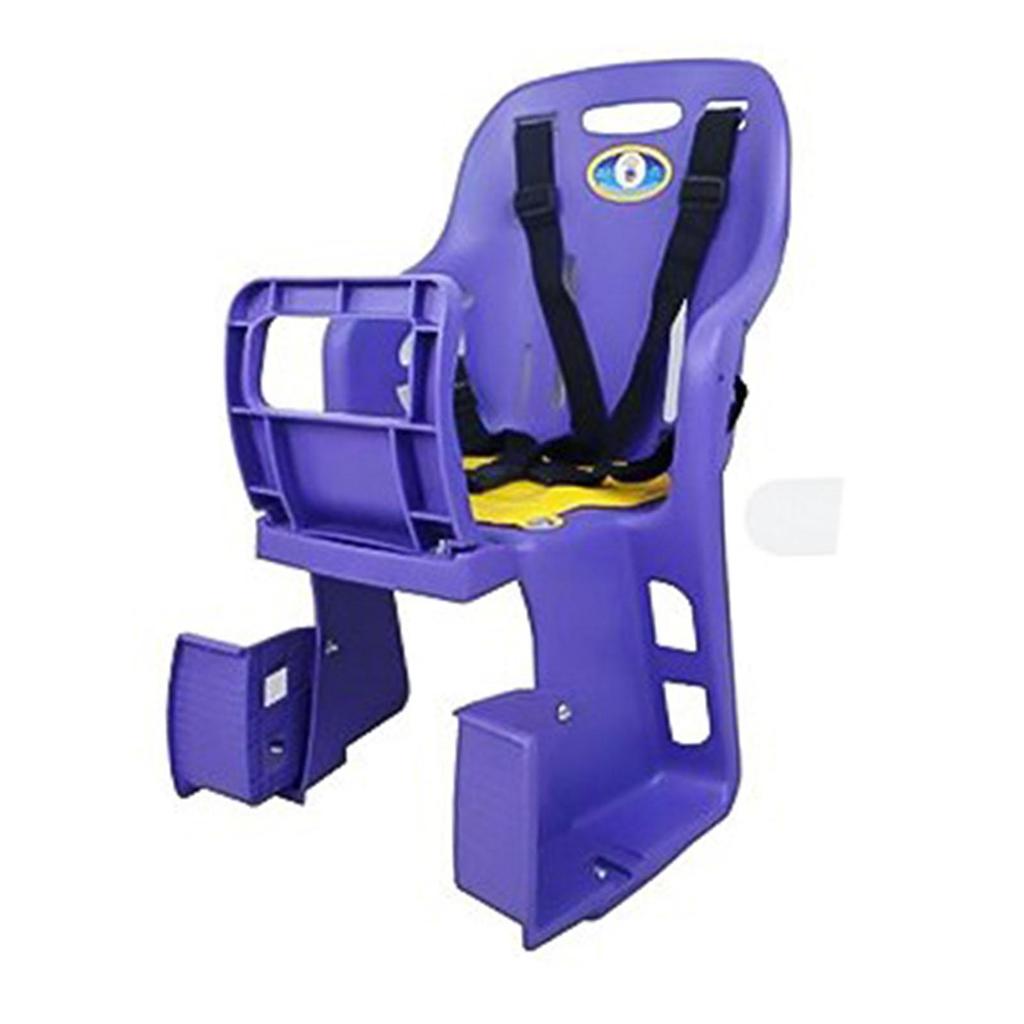 Kids Bike Seat Cycling Child Seats Child Bike Seat with Foot Rest Baby Chair Rear Child Carrier for Most Bicycle Rear Frames
