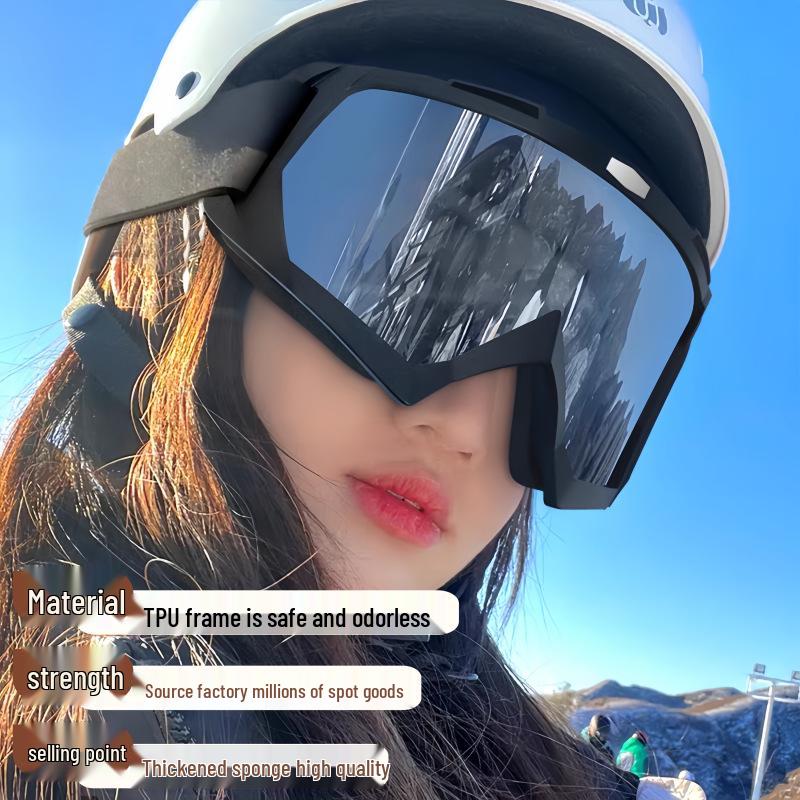Windproof Anti-UV Ski Goggles: Sun Protection for Outdoor Sports