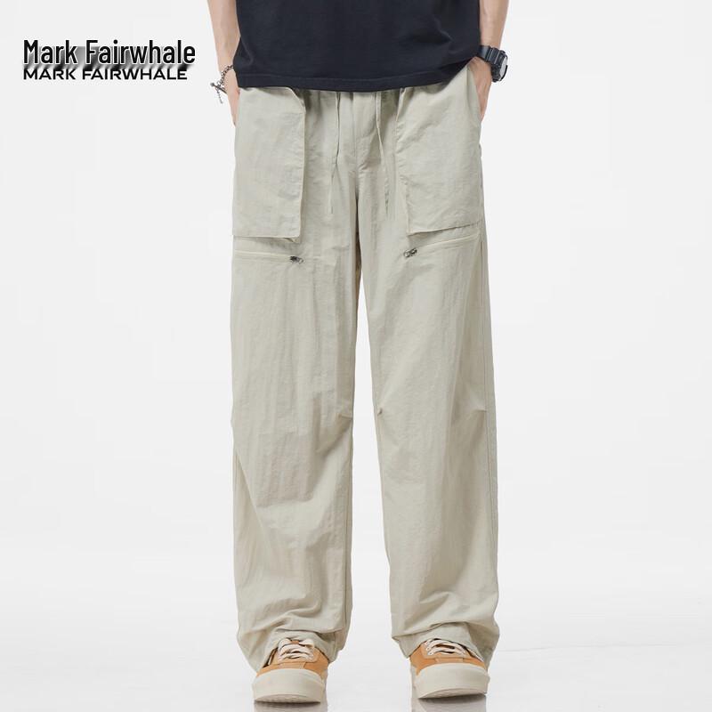Mark Fairwhale 2025 Men's Summer Lightweight Casual Cargo Pants