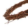 Natural Grapevine Wreath 30cm Rattan Twig Vine Branch Hoop for DIY Christmas Craft Decorative Vine Branch Garland