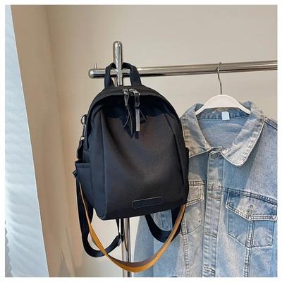 Large Capacity Women's Backpack New Shell Bag Wide Band Crossbody Bag Multifunctional Small Backpack Autumn