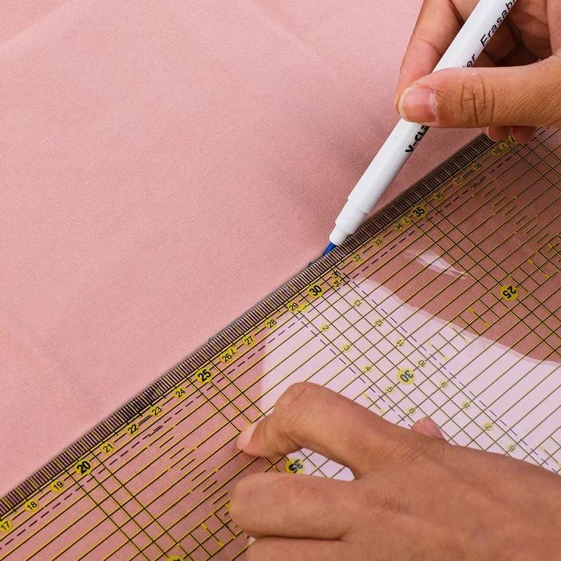 1pc Patchwork Ruler Quilting Tools Sewing Patchwork Rulers Fabric Cloth Cutting Ruler Drawing Ruler Tailor Sewing Accessories