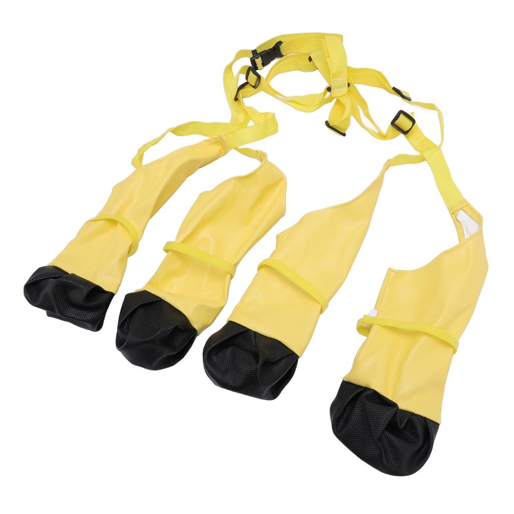 Dog Suspender Boots Waterproofing Abrasion Proof Anti Slipping Dog Paw Boot Leggings for Pets XL