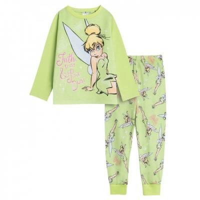 Conjunto de Pijama Largo de Mariposas para Niñas