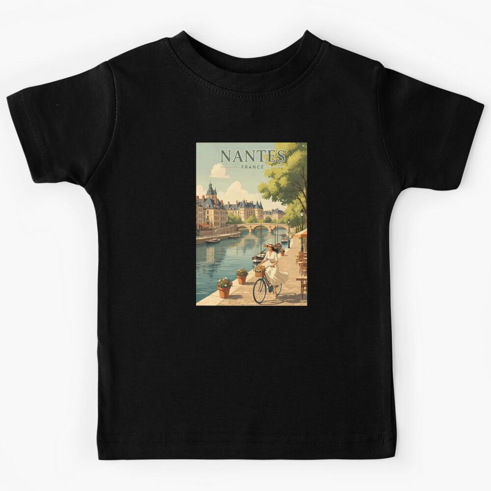 Discover Elegant City of Nantes in France Travel Art Kids T-Shirt 130
