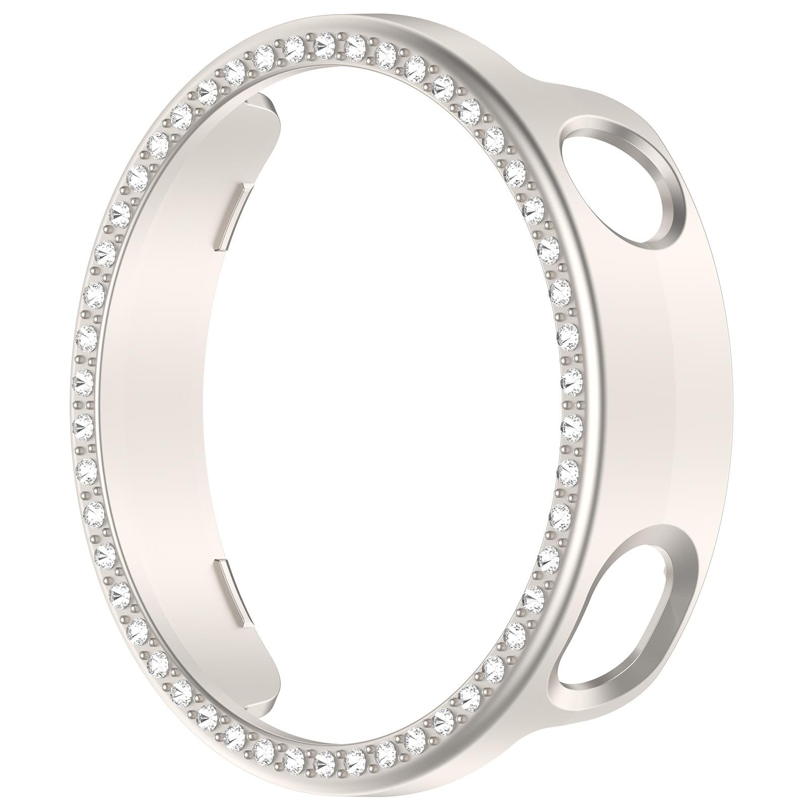 

Блестящий ПК Полый Защитный Чехол Для Xiaomi Watch S4 41мм Чехол с Бриллиантовыми Кристаллами Жесткая Крышка Защитная Оболочка для Часов Модный Бампер