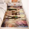 KPOP Korean Girl Group A-AespaS Floor Mat Non-Slip Laundry Room Mat Laundry Decor Balcony Child Living Room Household Carpets