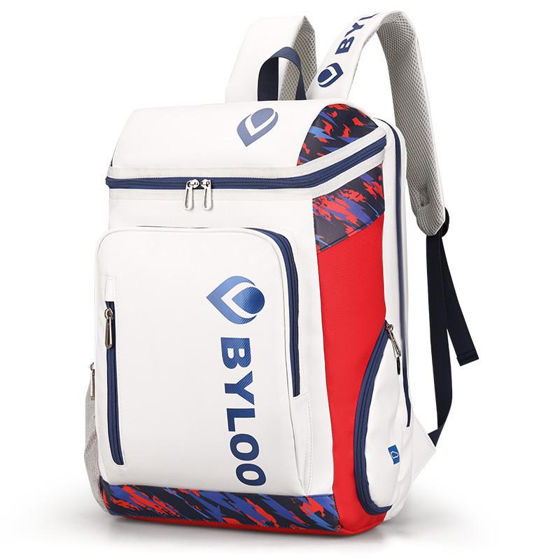 Waterproof Pu Badminton And Tennis Bag With Byloo Letter Print For Men And Women Sports Enthusiasts