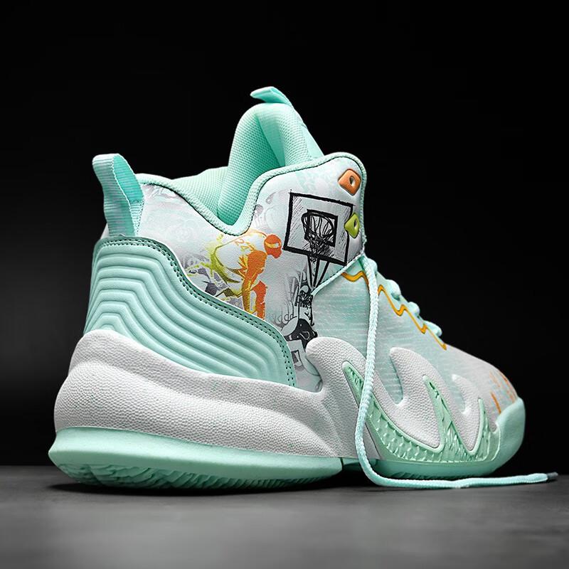 

Подростковая повседневная спортивная обувь мальчики баскетбольные кроссовки осень детские студенческие для реального боя синие кроссовки 353637 маленький размер 45