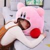 2026 Anime Games Kirby Peripheral Plush Doll Funny Nap Pillow Soft Pet Cat Nest Kawaii Stuffed Toy Pet Bed Decora Cute Gift For Kids