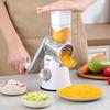 Geedel Vegetable Slicer Set with 3 Interchangeable Blades, Includes Daikon Radish Grater, Cheese Grater, and Carrot Julienne Slicer
