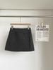 2026 Autumn/Winter Korean Style Polka Dot Woolen A-Line High-Waisted Slimming Skirt