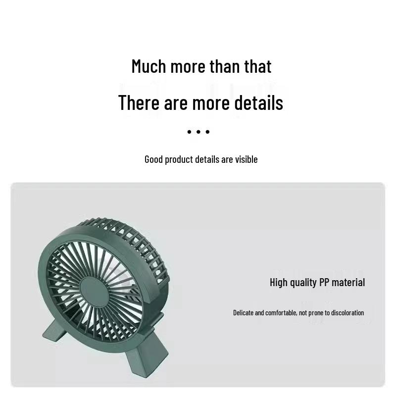 USB Mini Silent Desktop Fan - Large Airflow for Dorms and Offices