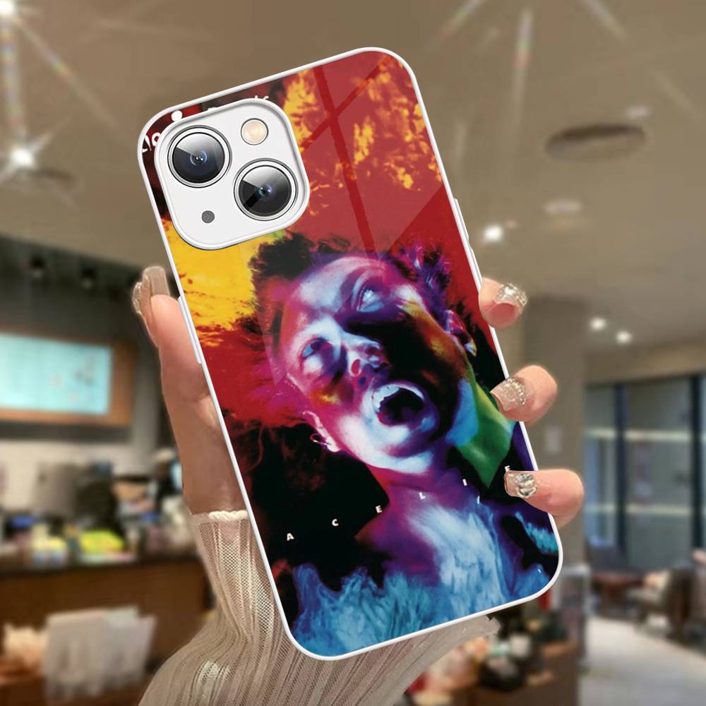 Music A-Alice In C-Chains Tempered Glass For Iphone 14 13 12 11 Pro Mini XS MAX 14Plus X XS XR Fundas
