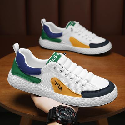 Summer New Trend Multicolor Mesh Breathable Fashion Casual Versatile Ins Preppy Style Sneaker Board Shoes