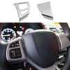 For Suzuki S-cross Scross SX4 2014 2015 2016 2017 Car Detector Stick Cover ABS Matte Steering Wheel Interior Kit Trim Frame 2PCs