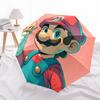 1PC Mario Star Automatic Folding Umbrella, Automatic Folding Umbrella with 8 Ribs, Convenient for Outdoor Use  059