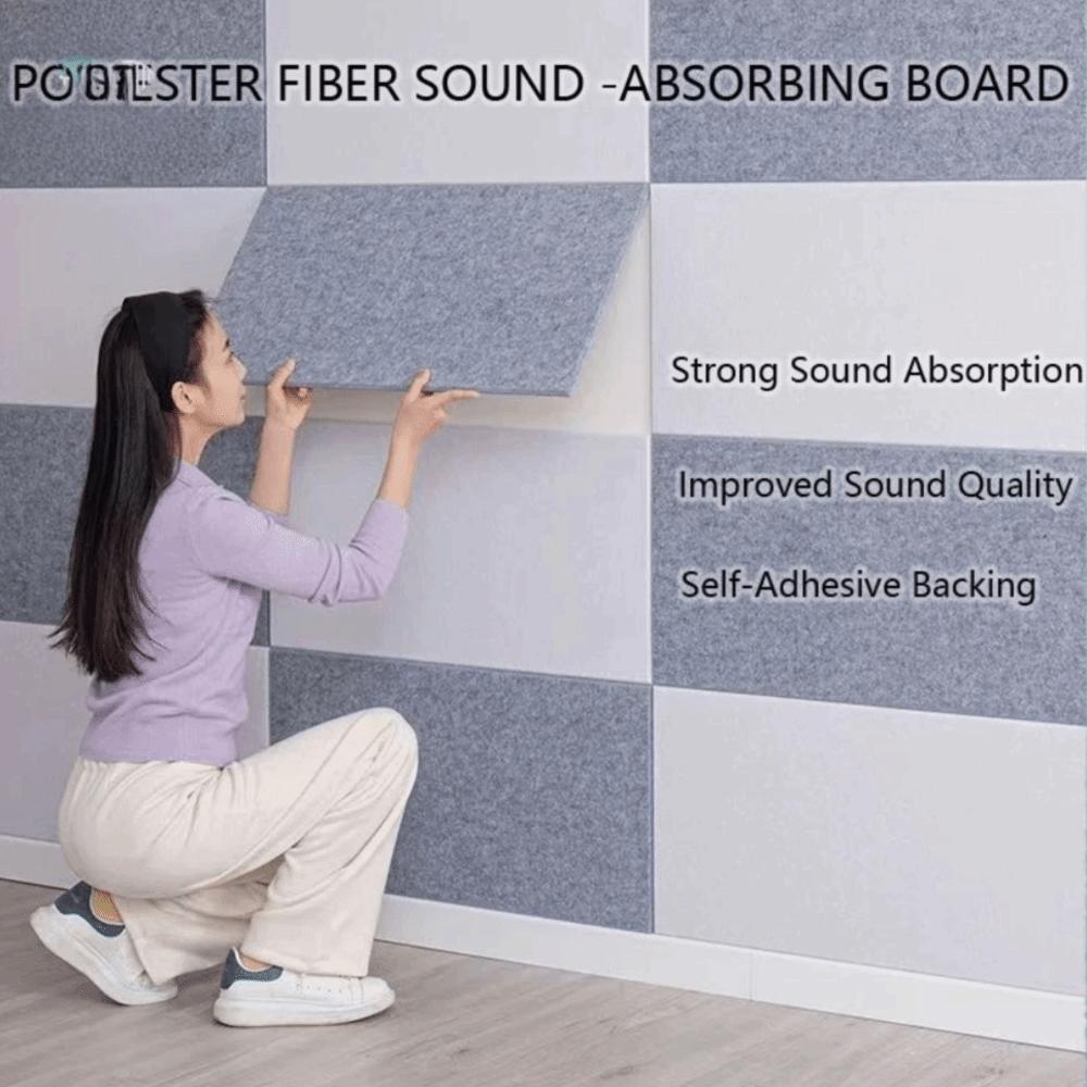 Anti Static Acoustic Foam Panels Self-Adhesive Noise Absorption Tiles Soundproofing Foam Panel KTV