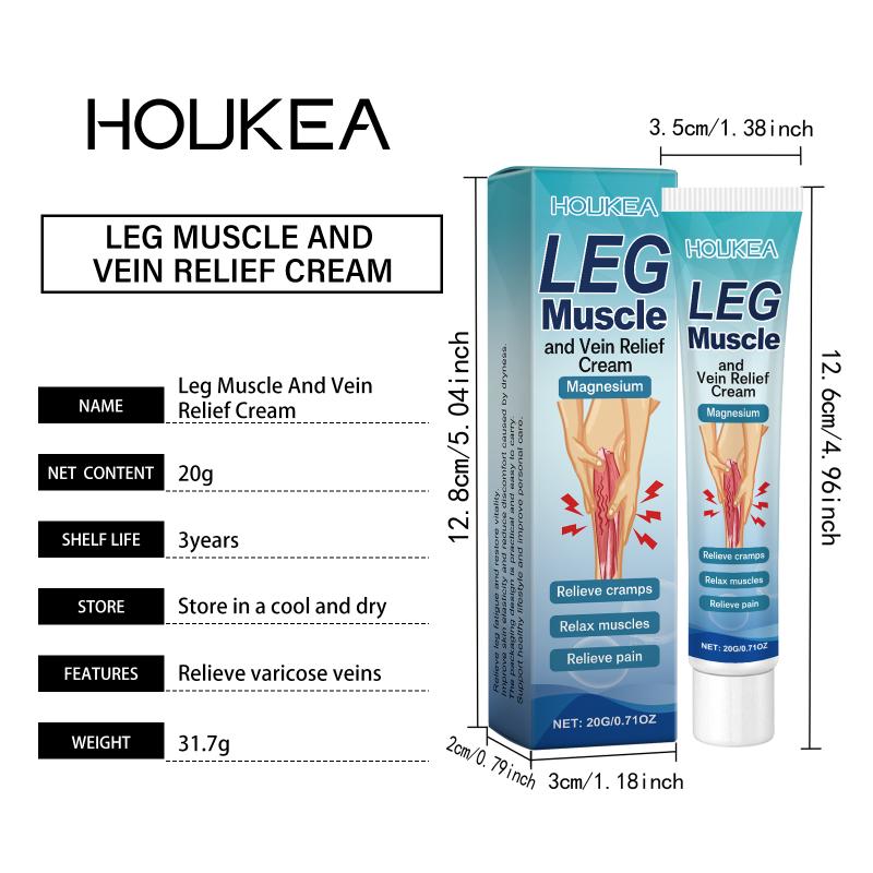 Ultra-Soothing Leg Relief Cream Gentle Daily Moisturizer For Tired Legs Massage Nourishing Care Reduces Discomfort Revitalizes