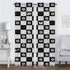 Checkerboard Tulle for Bedroom Partition Window Curtain for Room 2 Panel Curtains Child Room Home Interior Curtains Shades