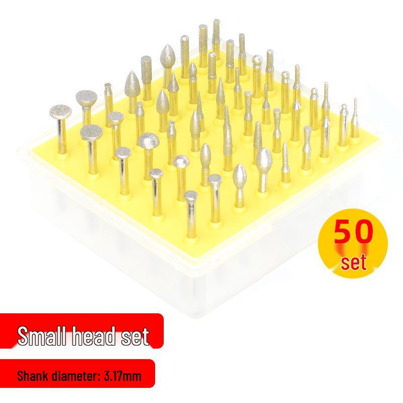 Diamond Grinding Head Set - 50PC Electric Grinding Accessories