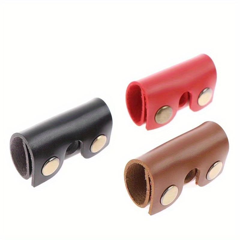 1pc Razor Protective Cover Safety Razor Leather Protective Cover Cutter Head Protective Cover Without Razor 85*45mm