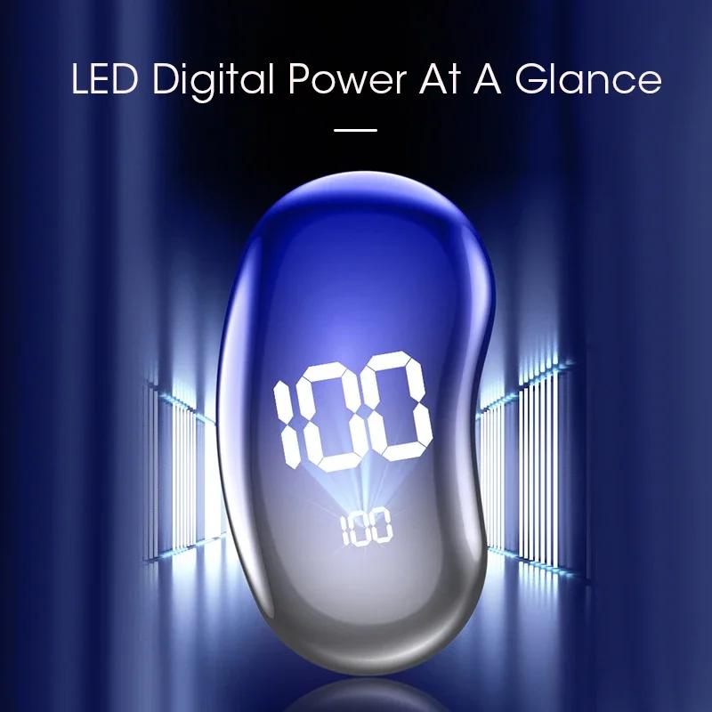 USB Rechargeable Portable Electric Shaver Beard Trimmer Waterproof with Smart Power Display for Men Home Travel