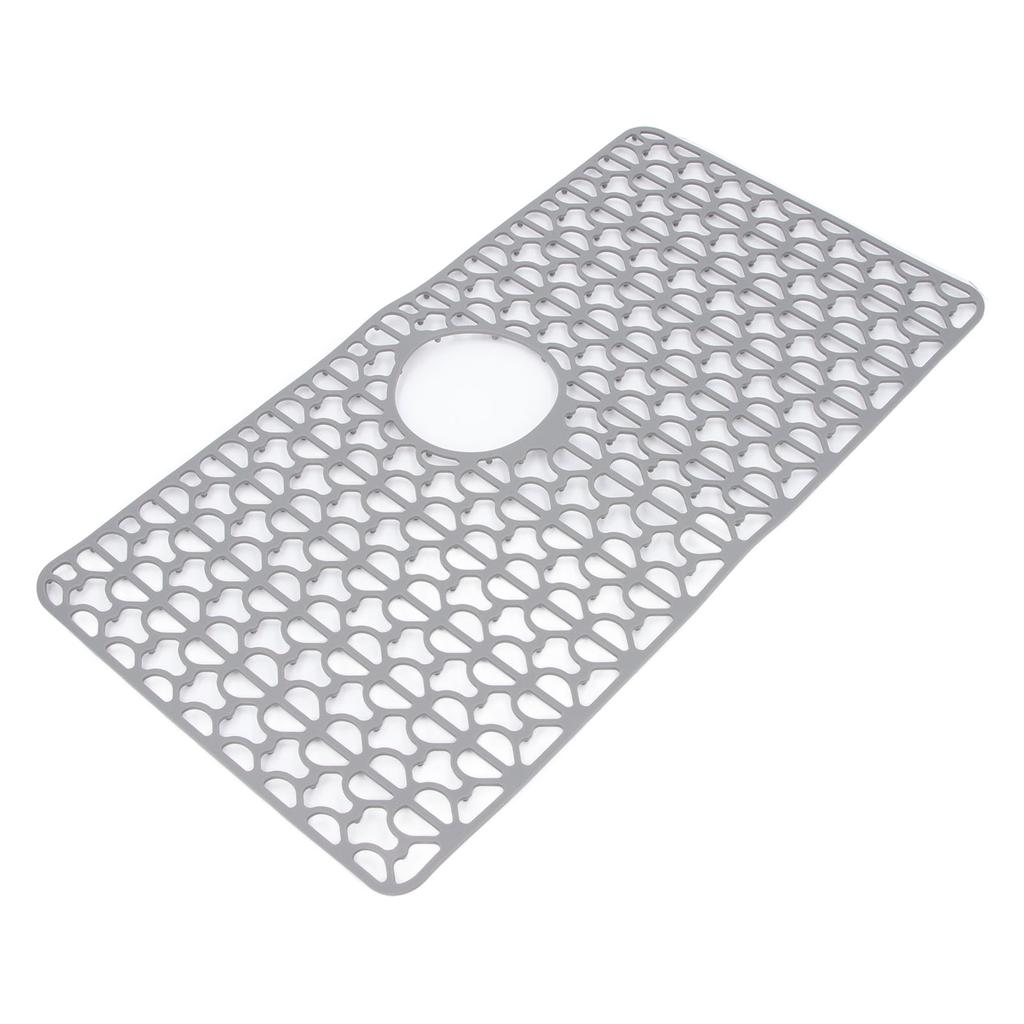 Kitchen Sink Mat Silicone Scratch Resistant Anti Slip Water Proof Reusable Multifunction for Dishes