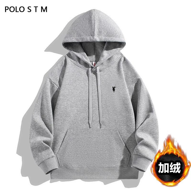 

Худи из хлопка свободного кроя с длинным рукавом, мужской свитшот, повседневная спортивная одежда Paul, осень-зима, стиль old money, с логотипом L