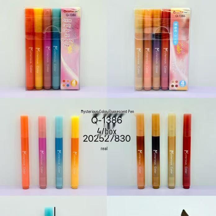 

Multi-Color Fluorescent Soft Tip Graffiti and Journaling Marker