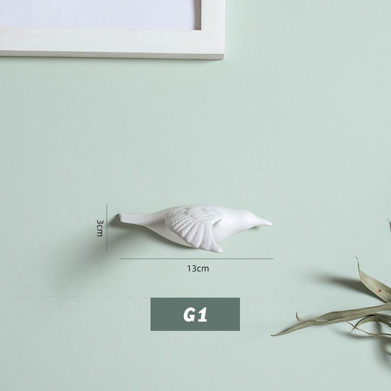 3D keramičtí ptáci závěsný přívěsek na stěnu domácí ozdoby dekorace pozadí TV řemesla závěsná dekorace obývacího pokoje ruční práce