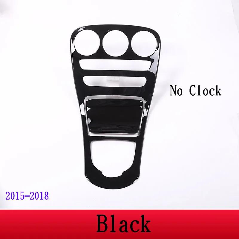 For Mercedes Benz C Class W205 GLC X253 2015-2025 ABS Carbon Fiber Car Center Console Frame Cover Trim Stickers Car Accessories