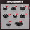 12-Piece Brake Bleeder Kit with Quick Connector and Master Cylinder Adapter for Most Vehicles