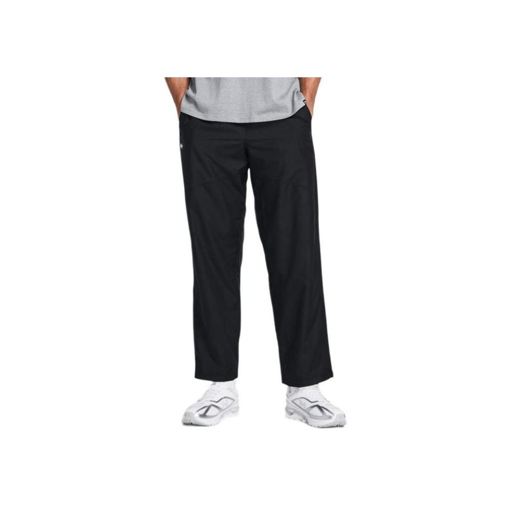 Under Armour Solid High-Waisted Sports Woven Casual Pants Men pants Black 1382895-001