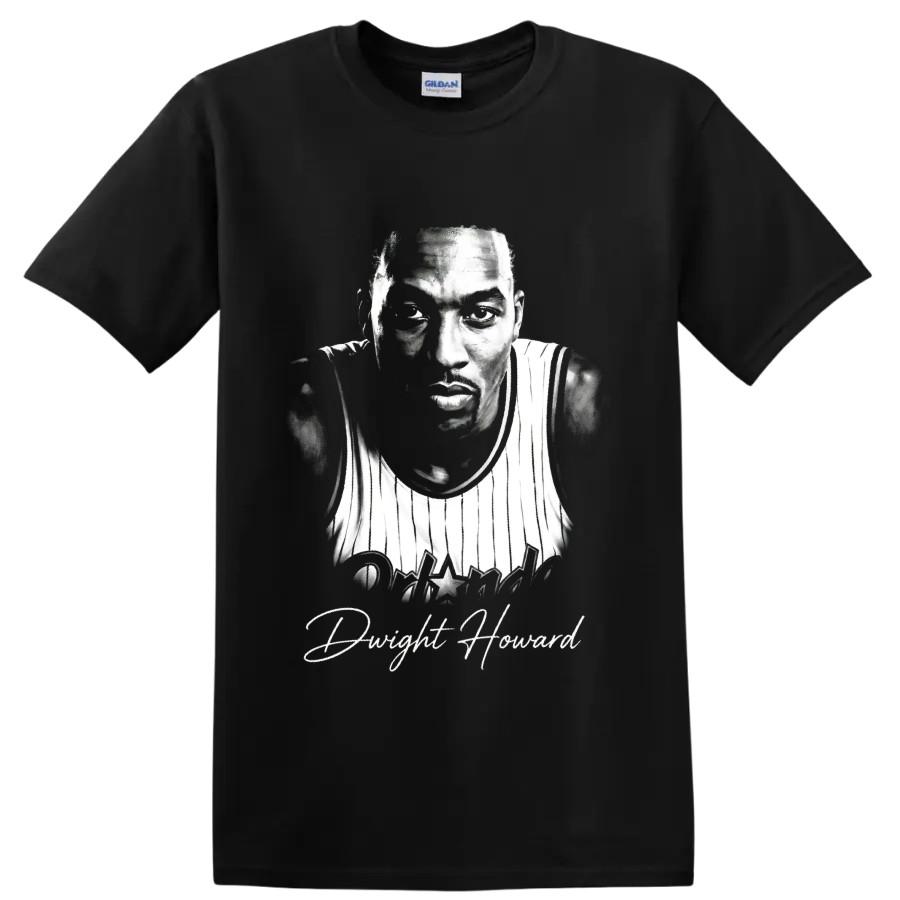 Dwight Howard Basketball Player No 12 Portrait Graphic T Shirt Sports Fan Tee